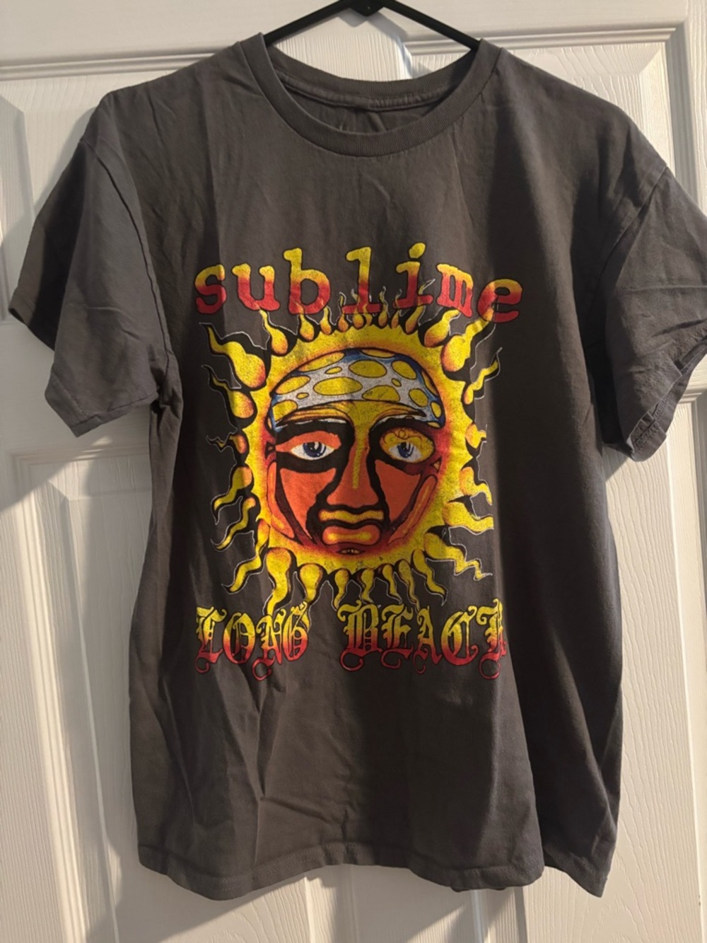 Sublime Long Beach Graphic Short Sleeve Tee - Charcoal